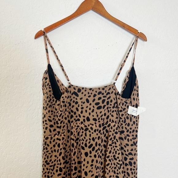 NEW Fame and Partners Cheetah-Print Wrap Dress - Picture 7 of 10